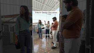 ✅Interior Design Discussion interiordesign interiors sitevisit family aureleointerior shorts [upl. by Goldner]