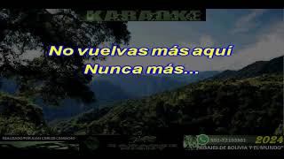 MENTIROSA  RAFAGA Y MARIA BECERRA KARAOKE Cover [upl. by Lamok]