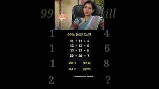 Only genius can solve this 😱  99 will faill 🤔 [upl. by Hoopes]