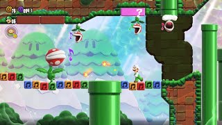 Piranha Plants on Parade Super Mario Wonder Level 2 [upl. by Vasili]