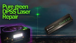 Repair Attempt Coherent Verdi Narrow Linewidth Green DPSS Laser [upl. by Koenig719]