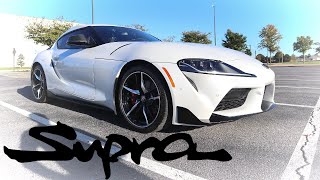 Toyota Supra 30 Driving Review Stock amp JB4 450HP M3 Handling [upl. by Rosel]