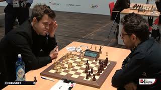 What a relief Magnus Carlsen vs Levon Aronian  World Rapid 2021 [upl. by Vyse]