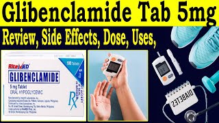 Glibenclamide tablets ip 5mg uses in During pregnancy  Review RiteMed 5 mg  Side Effects Dose [upl. by Enidualc]