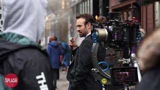 Charlie Cox Returns As The Daredevil  On Set For quotDaredevil Born Againquot  29 Jan 2024 [upl. by Huston]