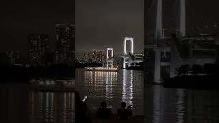 Odaiba lantern festival odaiba rainbowbridge lanternfestival tokyo [upl. by Nalyt]