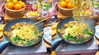 Make mini instant noodles in mini kitchen  Cooking Mini Foods Mingming Miniature Cooking 138万位订阅者 [upl. by Sydel783]