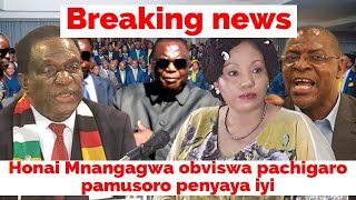 WATCH LIVE 🇿🇼 Mnangagwa obviswa pachigaro pamusoro penyaya iyi 🎥 [upl. by Ecirtel]