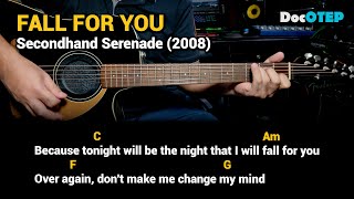 Fall for You  Secondhand Serenade 2008 Easy Guitar Chords Tutorial with Lyrics [upl. by Irah]