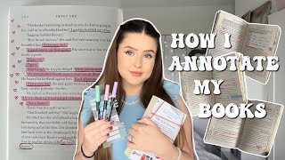 How I Annotate my Books  annotate with me  Ella Rose Reads [upl. by Goldshlag]