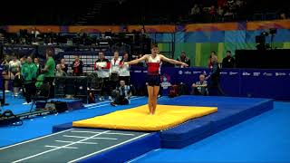 WILLERTON Kristof GBRM2023 Trampoline WorldsQualificationTumblingR1 [upl. by Janos]