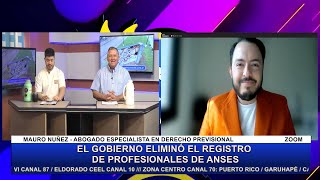 El Gobierno eliminó el registro de profesionales de ANSES [upl. by Narah824]