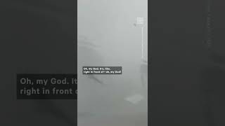 Cars Flip During Tornado Winds in Florida [upl. by Peednus]