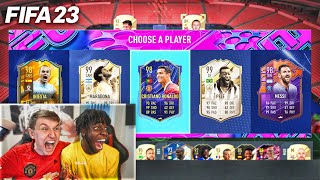 198 RATED  FIFA 23 OTW FUT DRAFT WAGER VS SV2 [upl. by Rrats980]