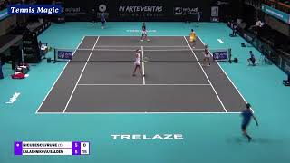 2024 Angers Open Doubles QF NiculescuRuse vs KalashinikovaSalden [upl. by Tenner149]