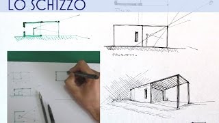 tutorial di architettura dalla linea al rendering  LO SCHIZZO [upl. by Nidia913]