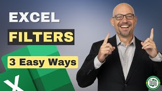 Excel How To Filter  3 Easy Ways [upl. by Andros200]