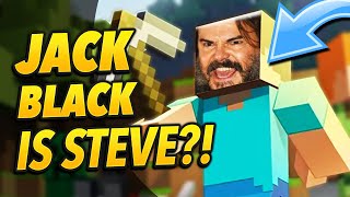 BREAKING Jack Black IS Minecraft Steve in LiveAction Movie [upl. by Warring]