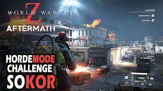 WORLD WAR Z AFTERMATH  HORDE MODE CHALLENGE SOUTH KOREA  ONLINE  GAMEPLAY NO COMMENTARY [upl. by Notsa]