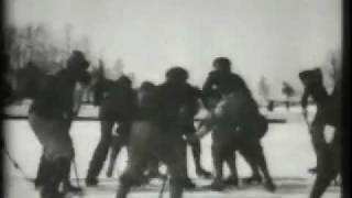 1898 Oldest Ice Hockey Film Footage [upl. by Annais849]