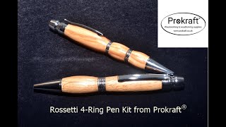 Rossetti 4 ring pen kit from Prokraft® [upl. by Hardej]