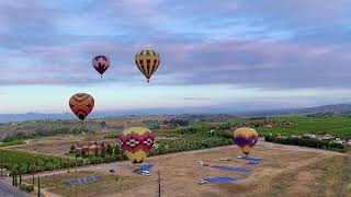 Temecula Hot Air Balloon Ride  Best Sunrise View  June 07 2020 [upl. by Hnamik]