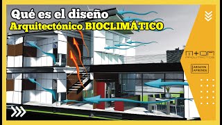 ¿QUÉ ES EL DISEÑO BIOCLIMÁTICO  Curso Diseño Bioclimático  ArqzonAprendeMDA Arquitectos [upl. by Egiap]