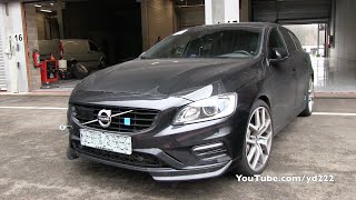 Volvo V60 Polestar  LOUD Sounds on Track [upl. by Anneehs]