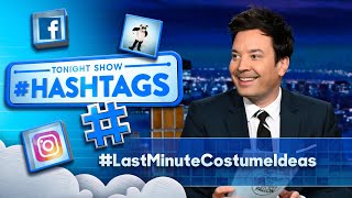 Hashtags LastMinuteCostumeIdeas  The Tonight Show Starring Jimmy Fallon [upl. by Andrew]