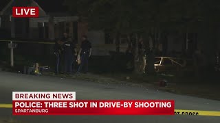 3 men shot in Spartanburg on Palisade Street [upl. by Savell85]