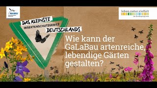 Wie kann der GaLaBau artenreiche lebendige Gärten gestalten [upl. by Yeslehc]