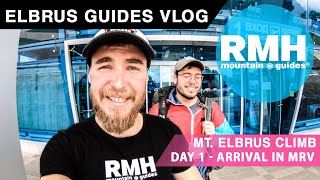 Mount Elbrus Climb DAY 1  Arrival in Mineralnye Vody MRV  ELBRUS GUIDES VLOG [upl. by Naihtniroc]