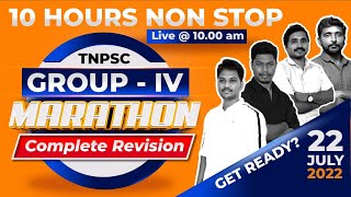 10 hrs Live marathon for TNPSC Group 4 Exam 2022  Complete Revision  Veranda Race [upl. by Kerrill819]