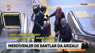 İstanbulda Asansörler Yürüyen Merdiven ve Bantlar Çalışmıyor [upl. by Utta]