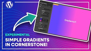 Gradient Element for the Cornerstone Builder [upl. by Nedak]