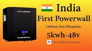 Cellcronic Powerwall LiFePo4 5kw48v [upl. by Dalia]