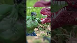 MAGIC MIRROR  Weak Hulk and Allosaurus are tranformed into powerful Dinosaur Bite and Dinosaurio [upl. by Alexandre501]