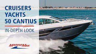 Cruisers Yachts 50 Cantius  InDepth Look [upl. by Cele392]