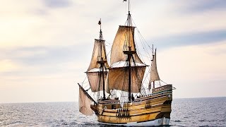 Tour of Mayflower Ship 1620  First Ship of the Pilgrims amp the Puritans Journey [upl. by Sineray]