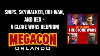 MEGACON ORLANDO 2024 SNIPS SKYWALKER OBIWAN AND REX  A CLONE WARS REUNION [upl. by Agustin]