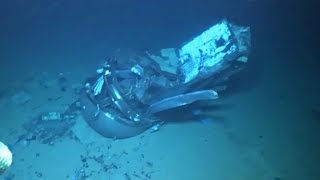 New video released of Titan submersible on ocean floor [upl. by Tobye514]