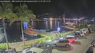 Live Webcam  SBH Sortie Port de Gustavia [upl. by Ecissej]