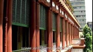 Rabindranath Tagores house  Jorasanko Thakur bari  archival footage [upl. by Mclain]