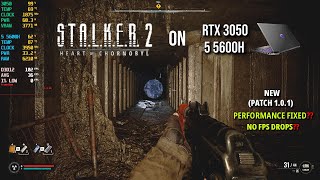 STALKER 2  Patch 101 on RTX 3050 4GB LAPTOP FPS FIXED [upl. by Carole700]