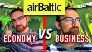 AirBaltic Business Class VS Economy Class  Aberdeen to Riga [upl. by Downes]