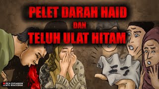 PELET DARAH HAID DAN TELUH ULAT HITAM  Cerita Gambar  Cerita Bergambar [upl. by Corley775]