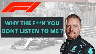 BOTTAS RADIO F1 FRANCE  ANGRY WITH MERCEDES BENZ [upl. by Whitney]