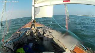 Day 8 Cruising dinghy leaving Chichester [upl. by Viradis]