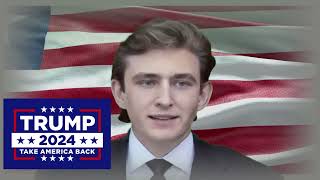 Back to 1600 Barron Trump Sings Election Victory Song [upl. by Tanney]