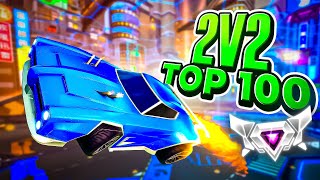 How I got TOP 100 in 2v2 Rocket League [upl. by Vtehsta729]